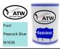 Preview: Ford, Peacock Blue, M1638: 500ml Lackdose, von ATW Autoteile West.